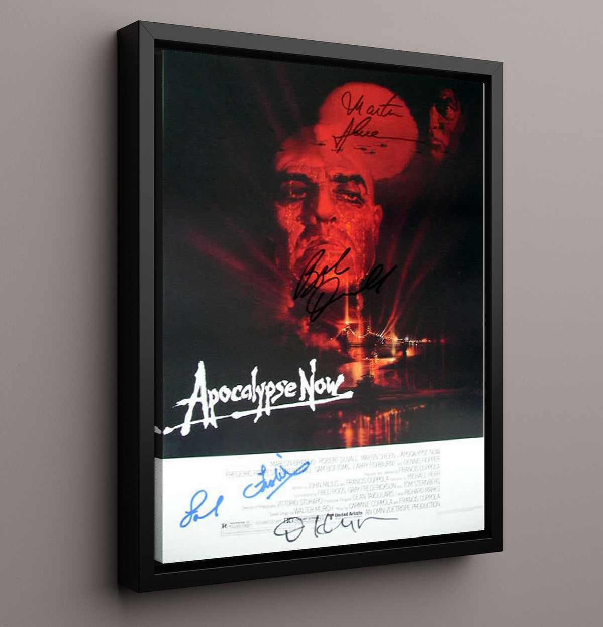 Apocalypse Now - Signed Inferno movie wall art 16x20 Framed Canvas