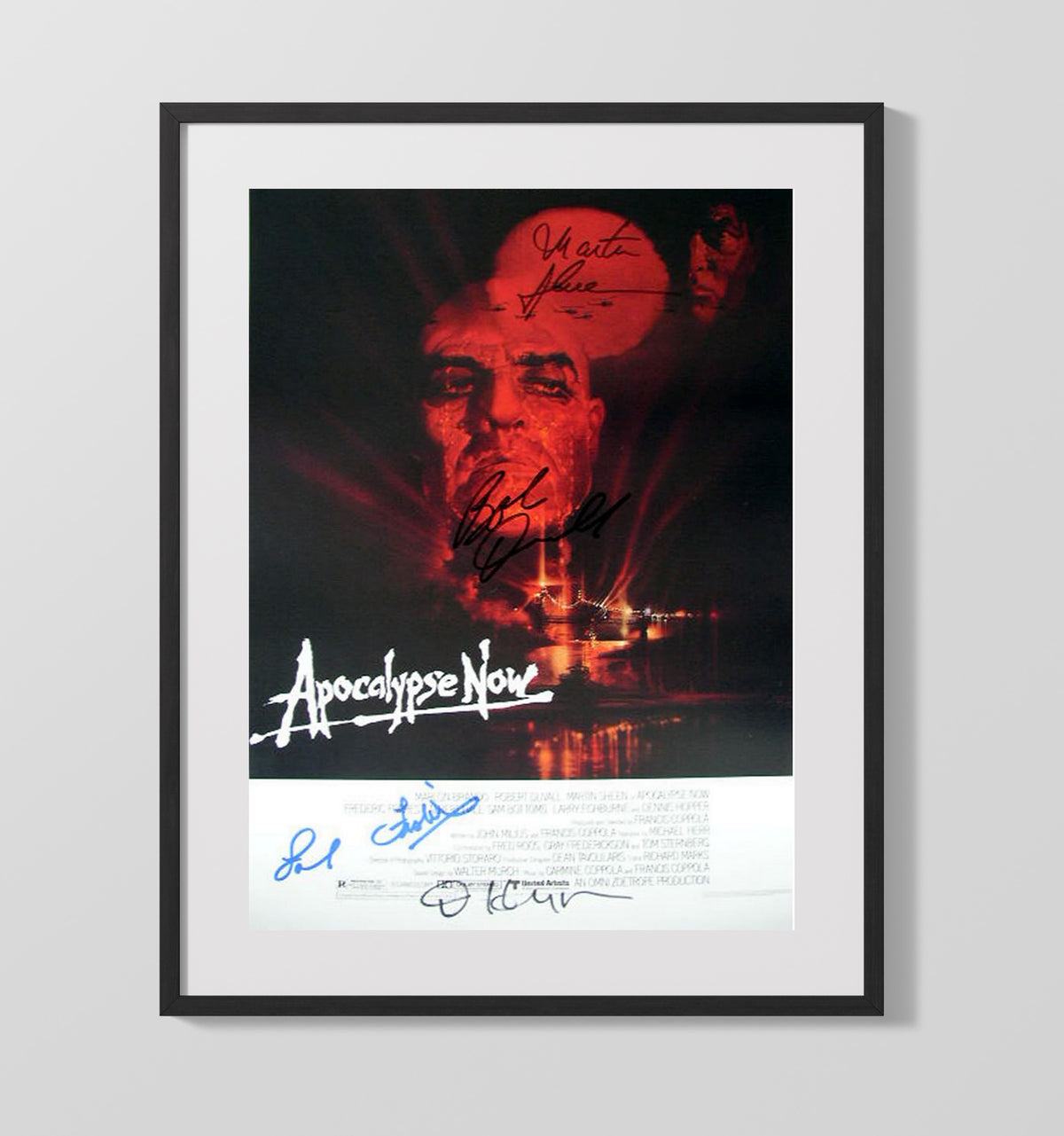 Apocalypse Now - Signed Inferno movie wall art 16x20 Gallery Frame