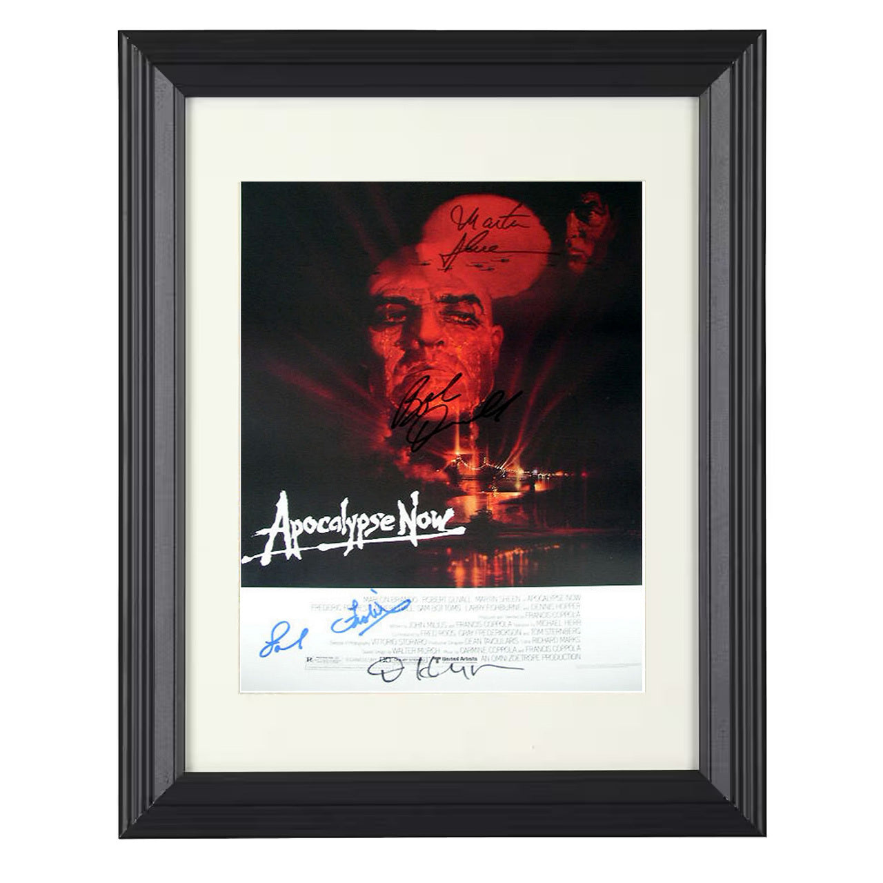 Apocalypse Now – Inferno Image – 8x10 black beveled framed movie wall art
