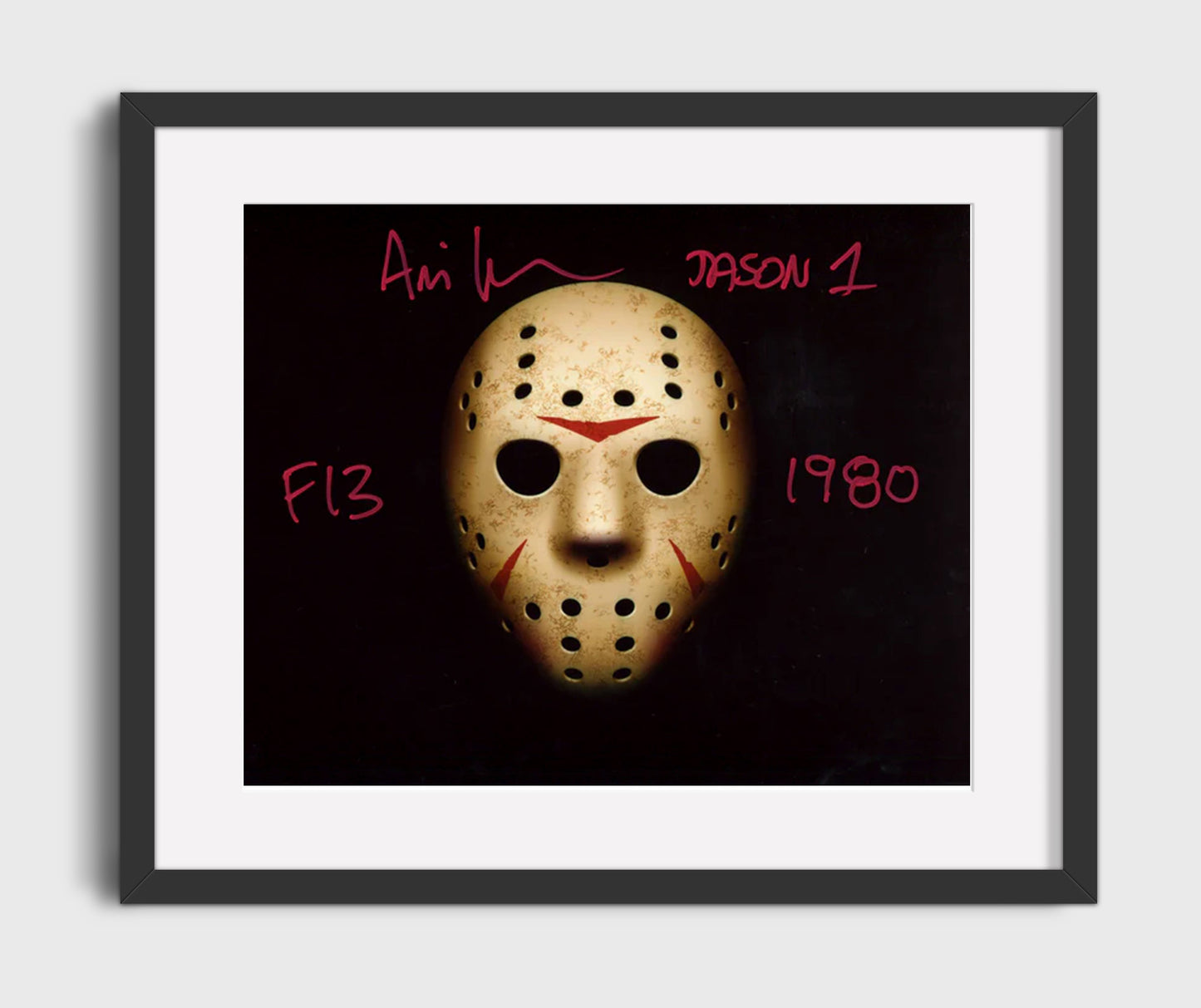 Ari Lehman - Friday the 13th - The First Jason movie wall art 16x20 Gallery Frame