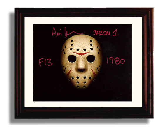 Ari Lehman - Friday the 13th - The First Jason movie wall art 8x10 Beveled Frame