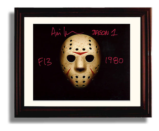 Ari Lehman - Friday the 13th - The First Jason movie wall art 8x10 Beveled Frame