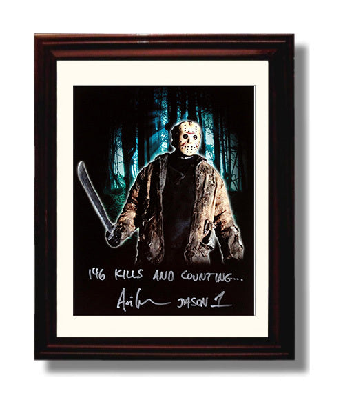 Ari Lehman - Jason Lives movie wall art 8x10 Beveled Frame