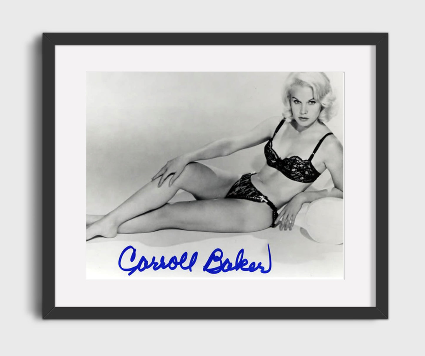 Baby Doll - Carroll Baker - Baby Doll - Seductive chaise lounge Vintage Movie Wall Art - 16x20 Gallery Frame movie decor