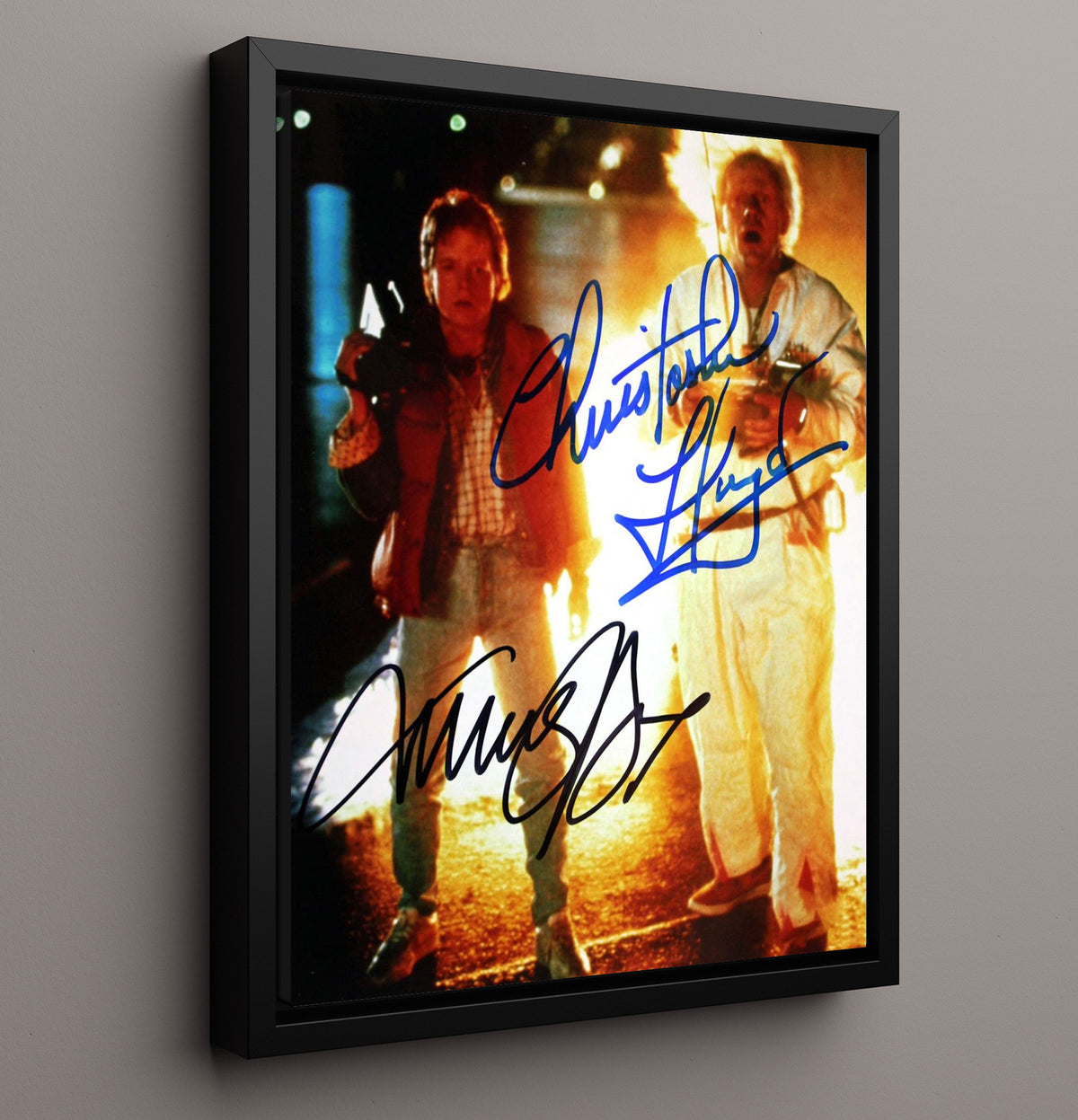 Back to the Future - Great Scott movie wall art 16x20 Framed Canvas