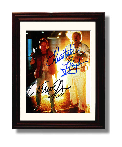 Back to the Future - Great Scott movie wall art 8x10 Beveled Frame