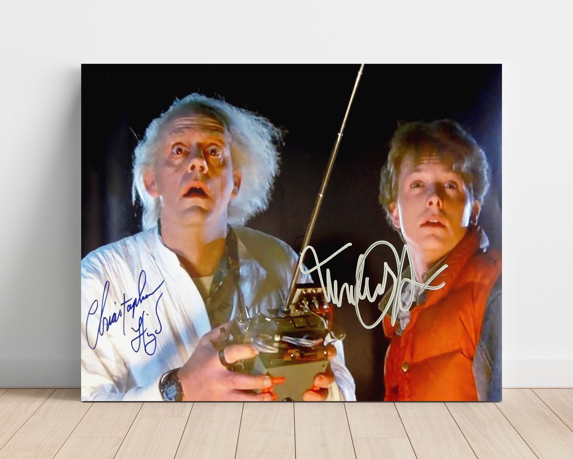 Back to the Future - Michael J. Fox - Marty McFly - Time device shock moment Vintage Movie Wall Art - 16x20 Unframed Print movie decor