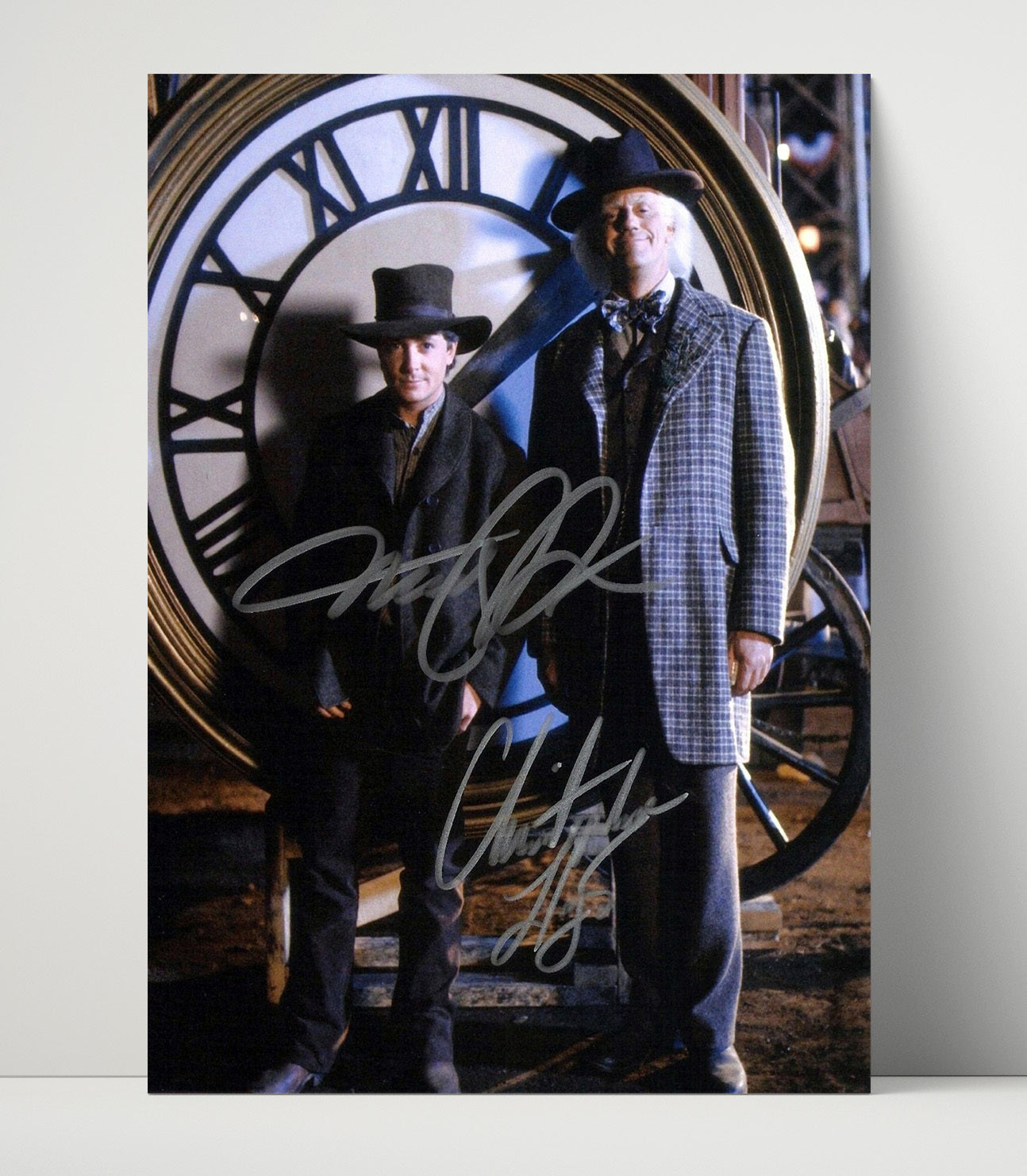 Back to the Future - Michael J Fox Christopher Lloyd Time Travel Duo Vintage Movie Wall Art - 16x20 Unframed Print movie decor