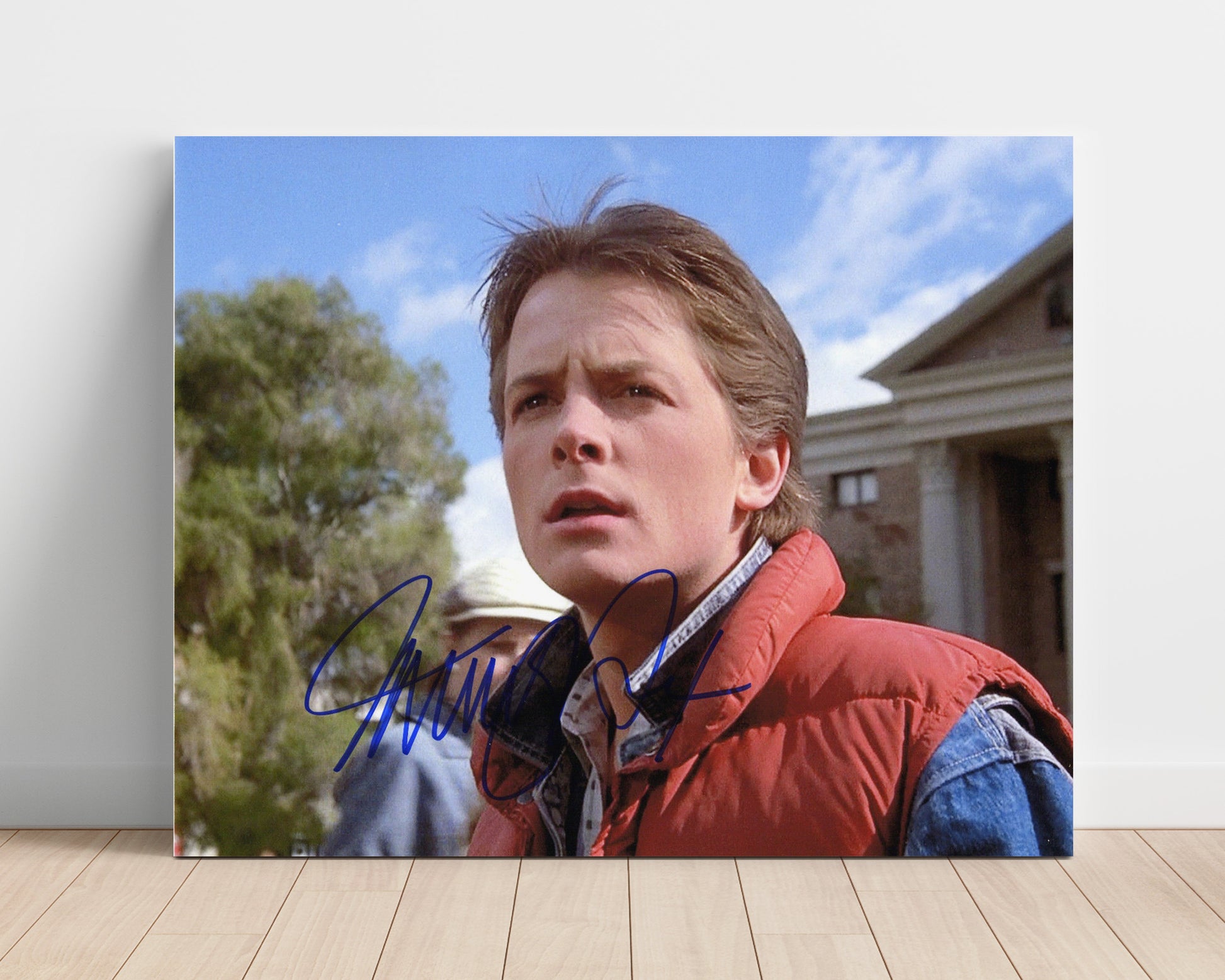 Back to the Future - Michael J Fox - Marty McFly - Red vest Vintage Movie Wall Art - 16x20 Unframed Print movie decor