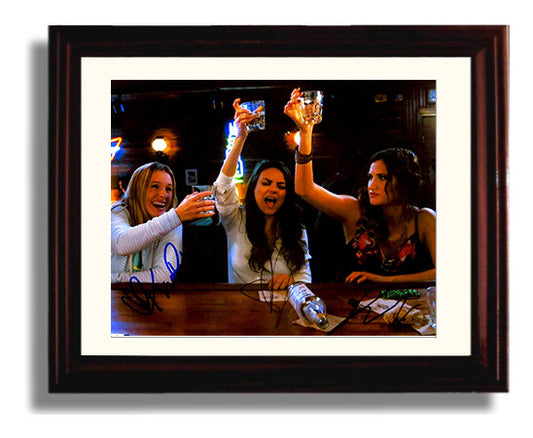 Bad Moms - Mila Kunis - Amy Mitchell - Wild night toast movie wall art 8x10 Beveled Frame