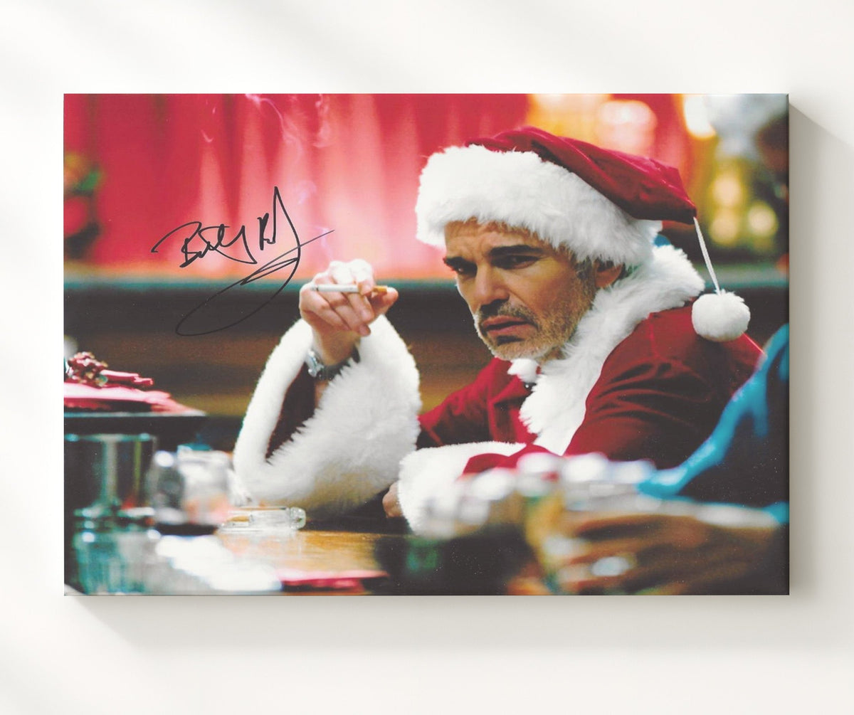 Bad Santa - Billy Bob Thornton - Willie T. Soke - Barstool drunk stare movie wall art 20x24 Canvas