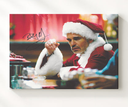 Bad Santa - Billy Bob Thornton - Willie T. Soke - Barstool drunk stare movie wall art 20x24 Canvas