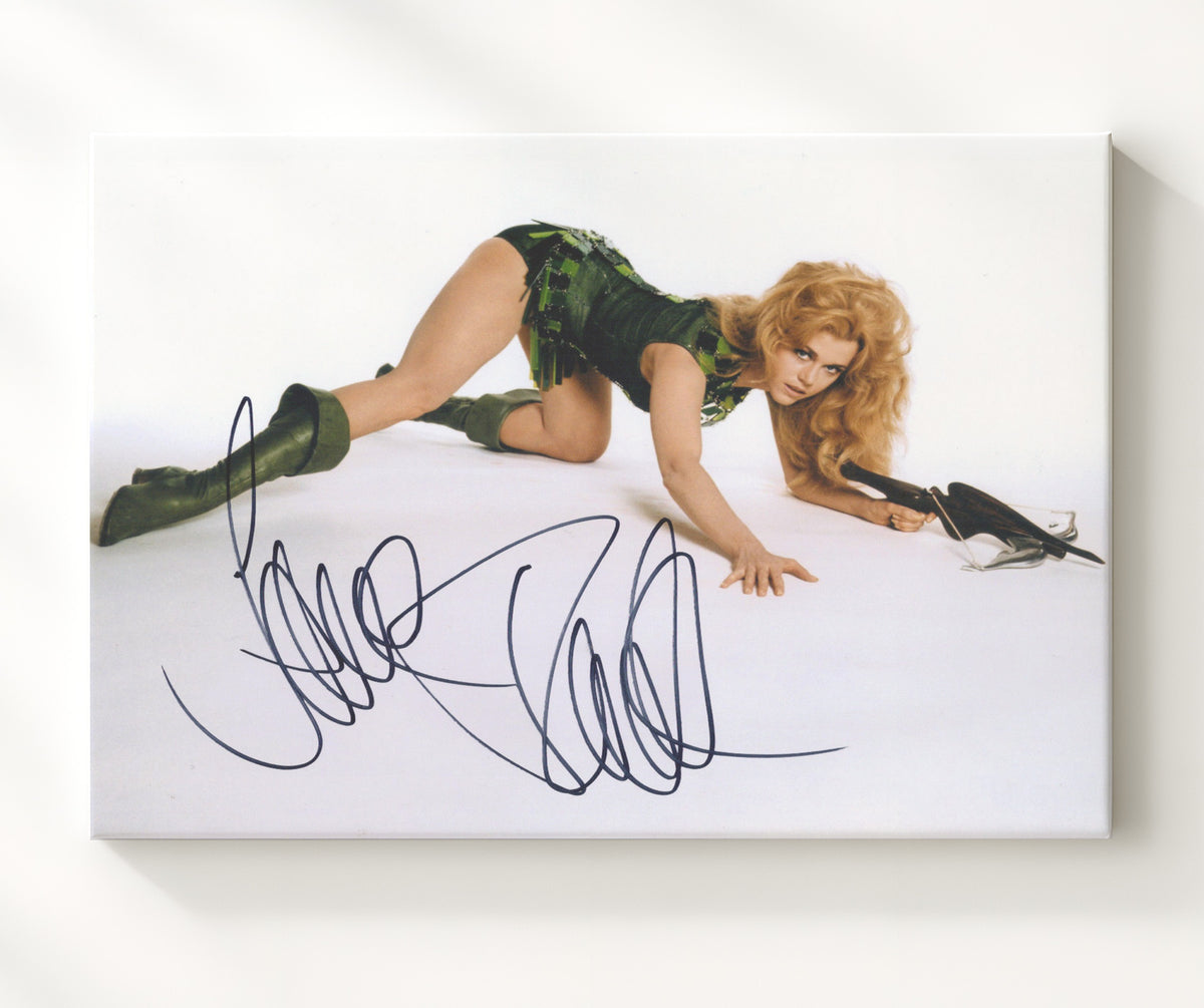 Barbarella - Jane Fonda - Barbarella - Sci-fi seduction adventure movie wall art 20x24 Canvas