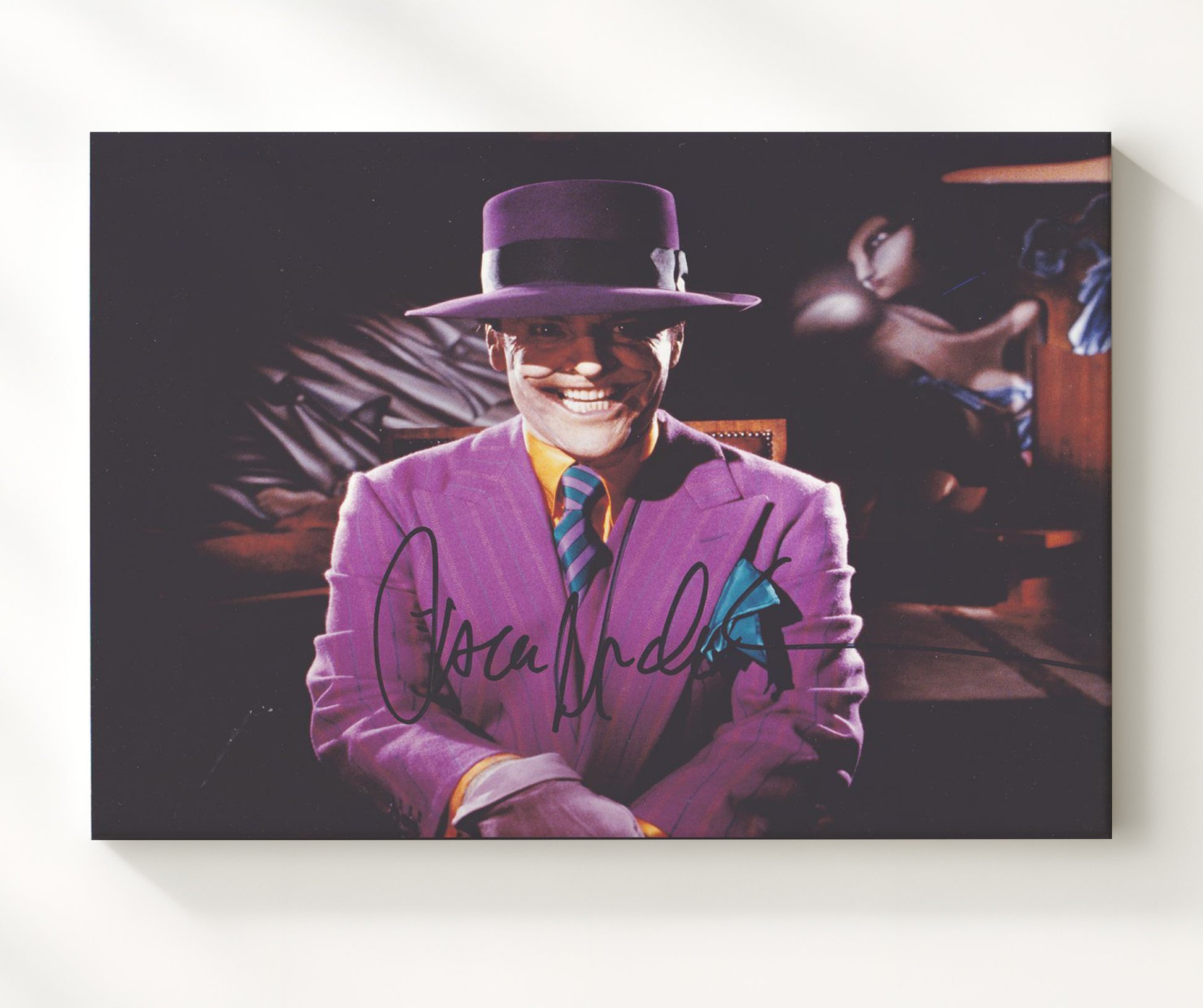 Batman - Jack Nicholson - Joker - Chaotic grin menace movie wall art 20x24 Canvas