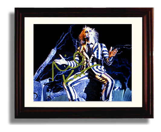 Beetlejuice - Michael Keaton - Its showtime movie wall art 8x10 Beveled Frame