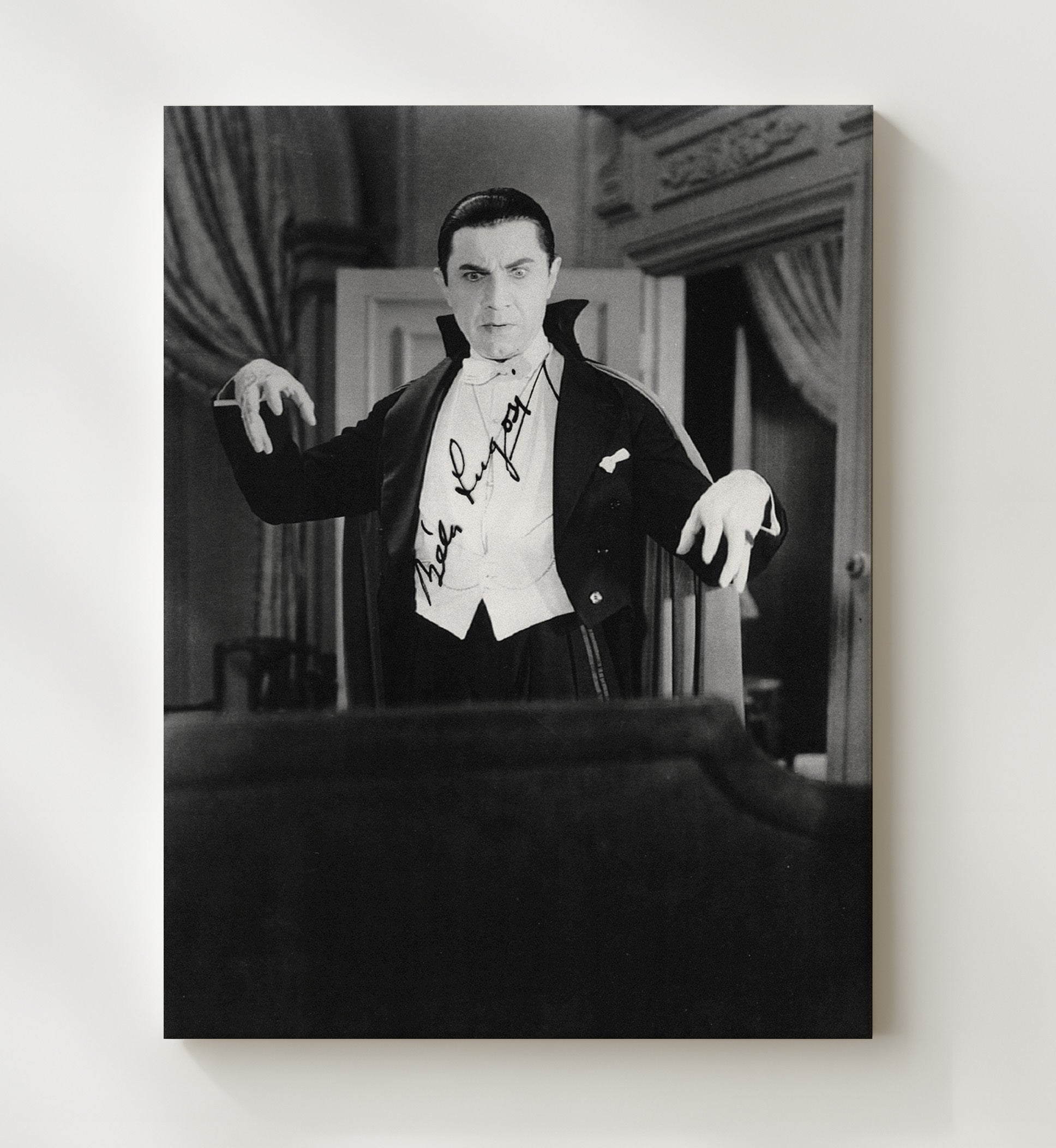 Bela Lugosi - Dracula Eternal Vintage Movie Wall Art - 20x24 Canvas movie decor