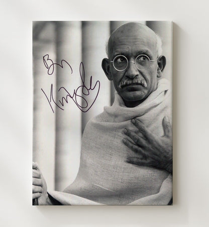 Ben Kingsley - Gandhi Mahatma Gandhi Leadership movie wall art 20x24 Canvas