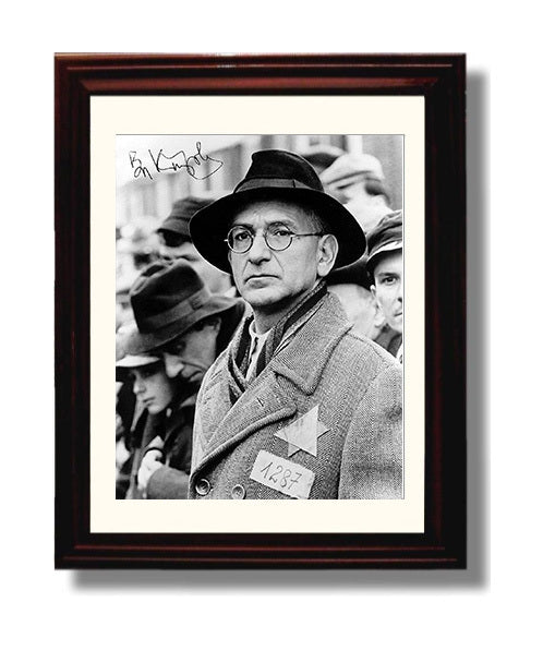 Ben Kingsley - Schindlers List Itzhak Stern movie wall art 8x10 Beveled Frame