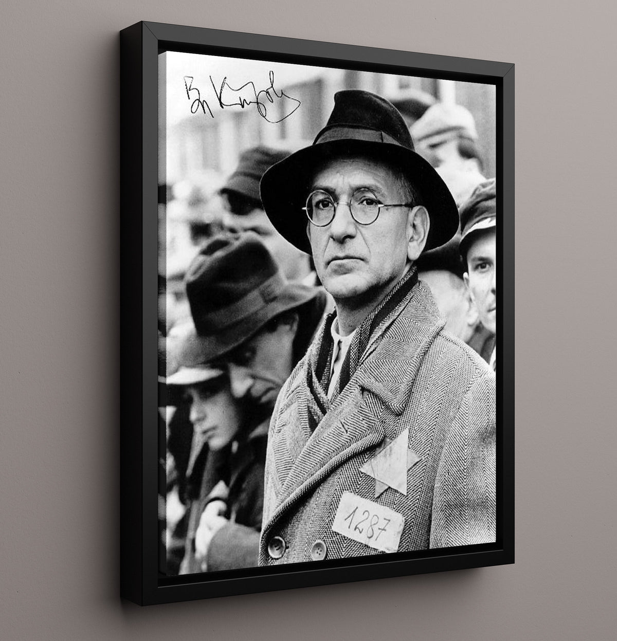 Ben Kingsley - Schindlers List Itzhak Stern movie wall art 16x20 Framed Canvas