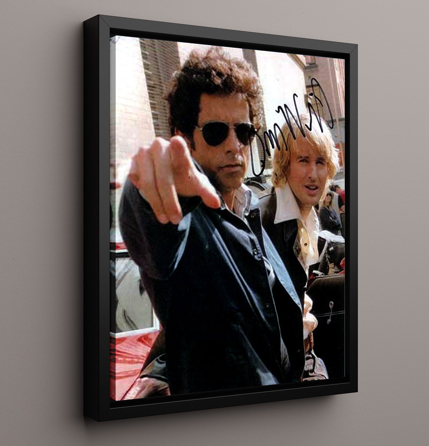 Ben Stiller and Owen Wilson - Starsky and Hutch Detective Partners movie wall art 16x20 Framed Canvas