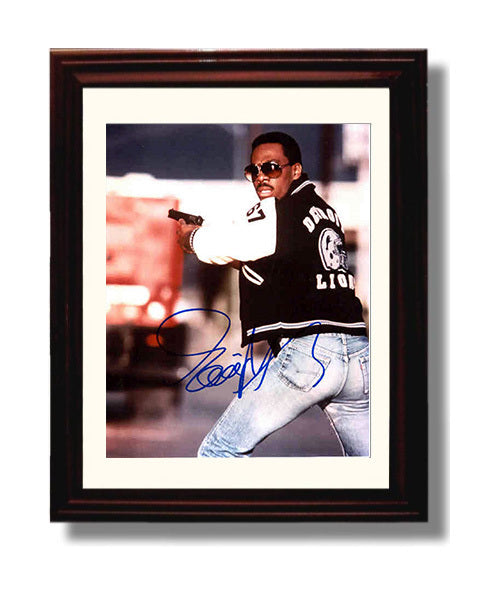 Beverly Hills Cop - Eddie Murphy - Axel Foley - Detroit Cop Showdown movie wall art 8x10 Beveled Frame