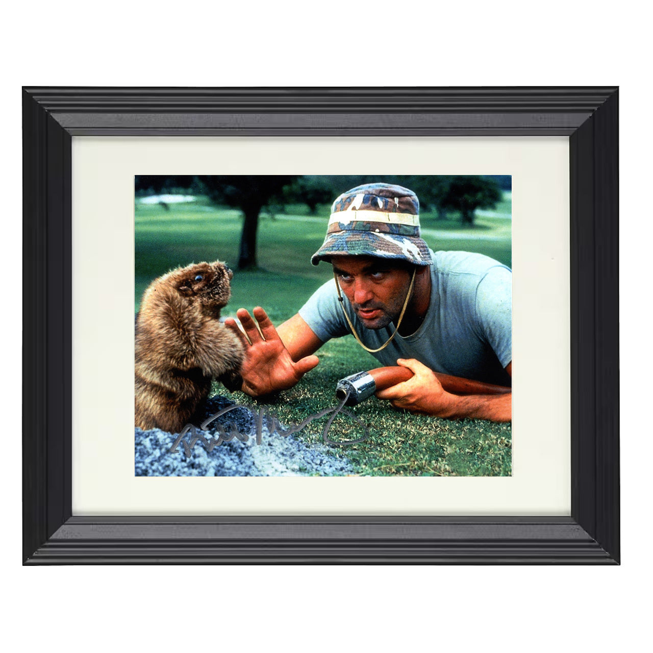Bill Murray – Caddyshack – The Gophers Nemesis Image – 8x10 black beveled framed movie wall art