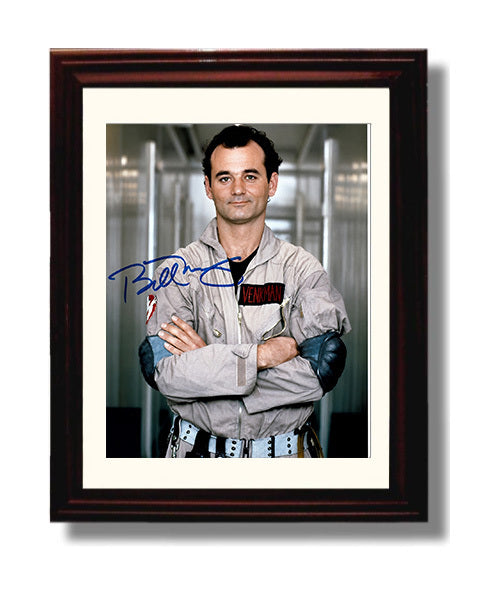 Bill Murray - Ghostbusters Dr. Peter Venkman Ghostbuster Uniform movie wall art 8x10 Beveled Frame
