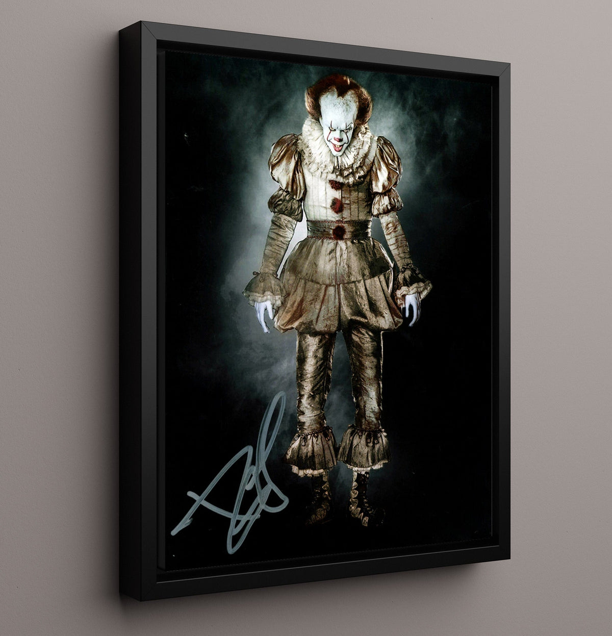 Bill Skarsgard - It Pennywise the Dancing Clown Full Costume movie wall art 16x20 Gallery Frame