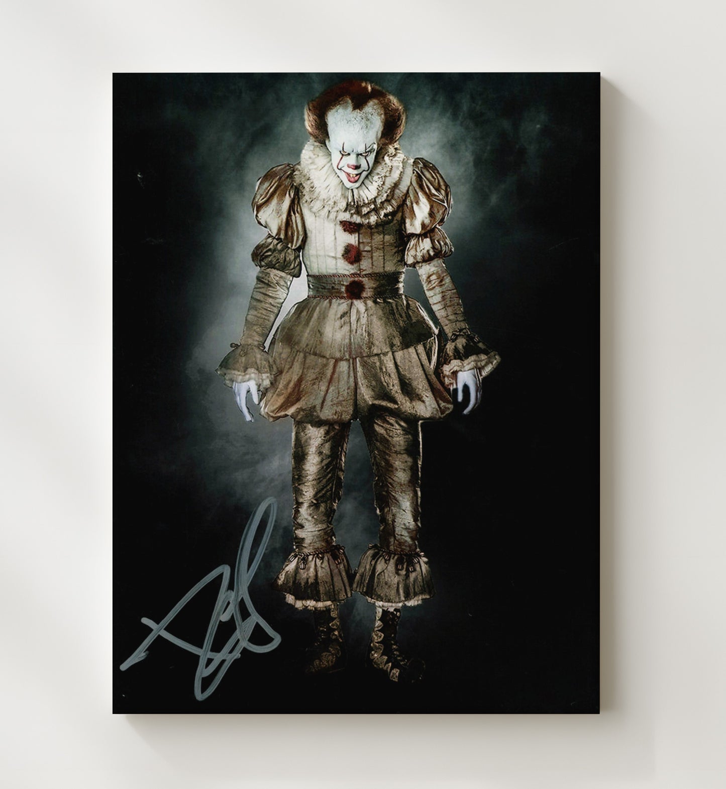 Bill Skarsgard - It Pennywise the Dancing Clown Full Costume movie wall art 20x24 Canvas
