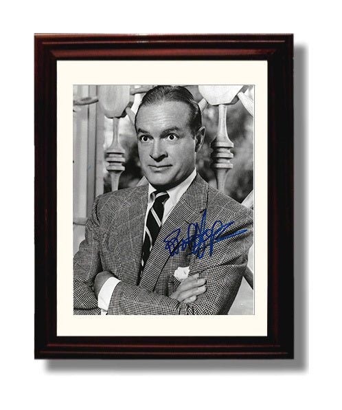 Bob Hope - Classic Hollywood Comedian Suit and Tie Studio Image movie wall art 8x10 Beveled Frame