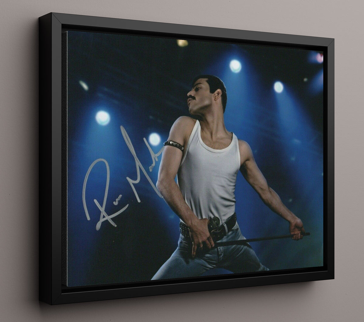 Bohemian Rhapsody - Malek - Freddie - Owns the Stage movie wall art 16x20 Framed Canvas