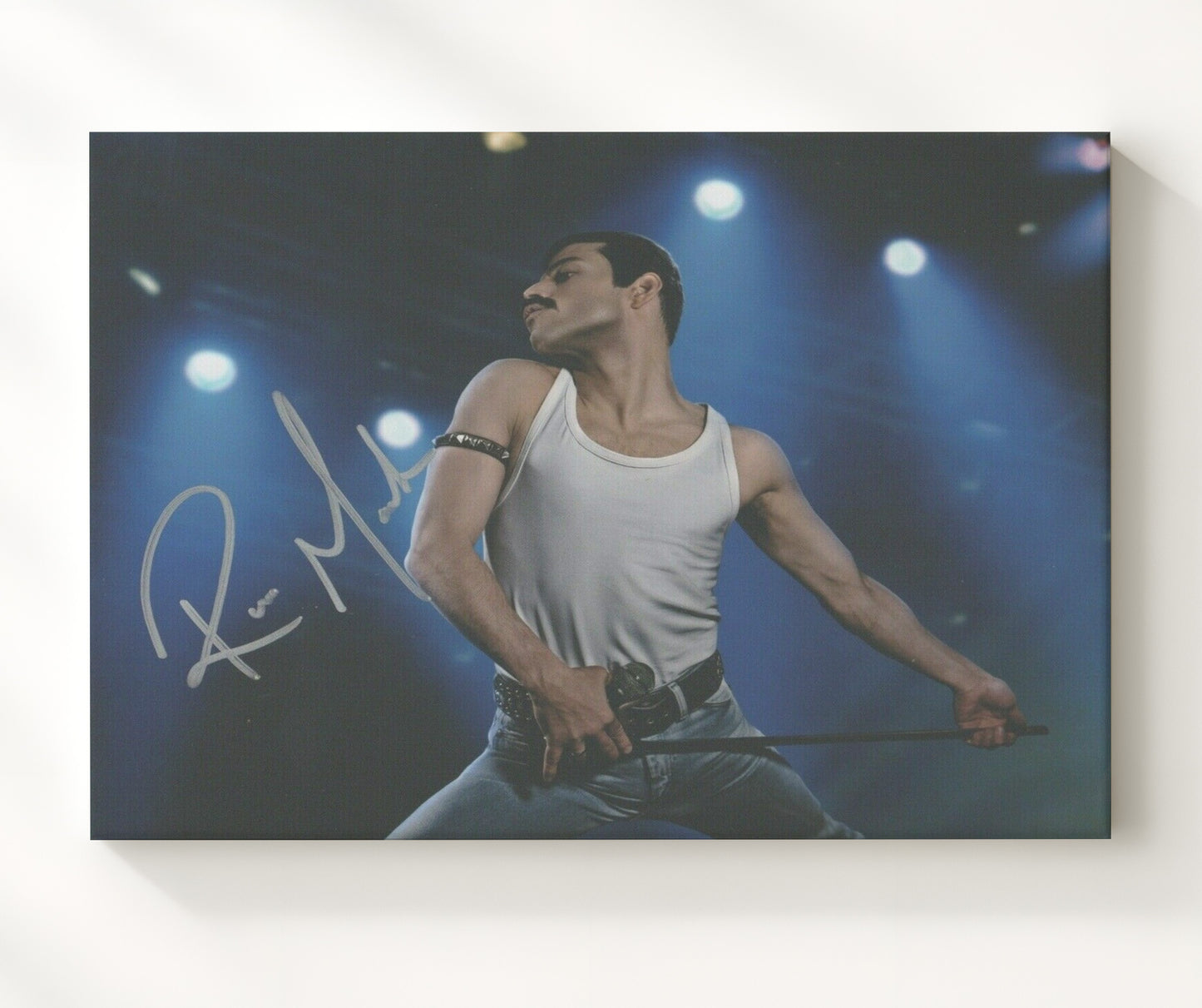Bohemian Rhapsody - Malek - Freddie - Owns the Stage movie wall art 20x24 Canvas