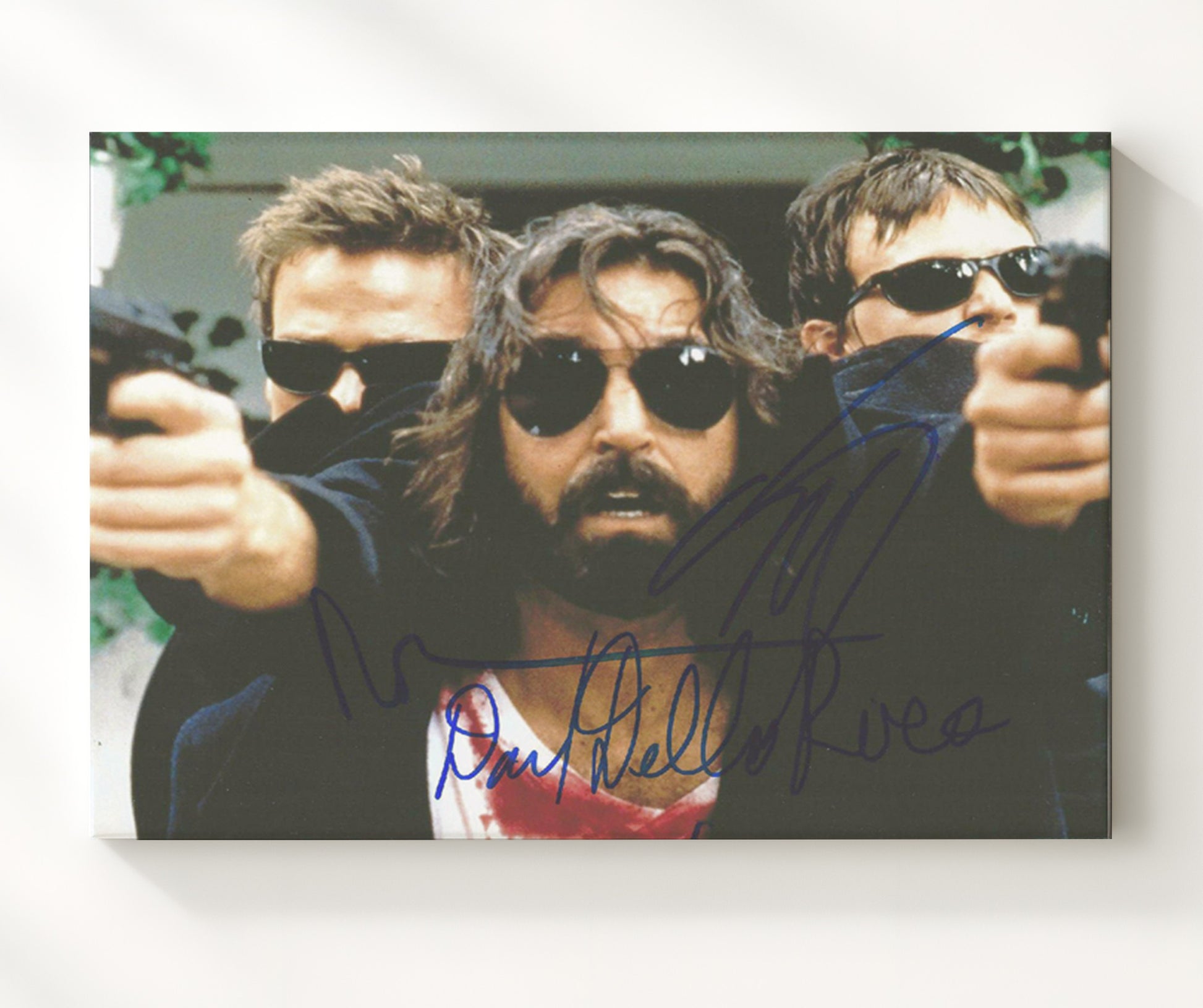 Boondock Saints Cast - The Boondock Saints - Saints With Guns Vintage Movie Wall Art - 20x24 Canvas movie decor