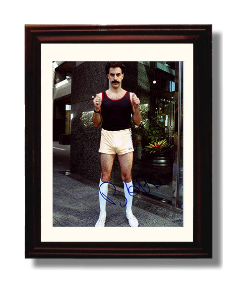 Borat - Sacha Baron Cohen - Borat - Thumbs Up movie wall art 8x10 Beveled Frame