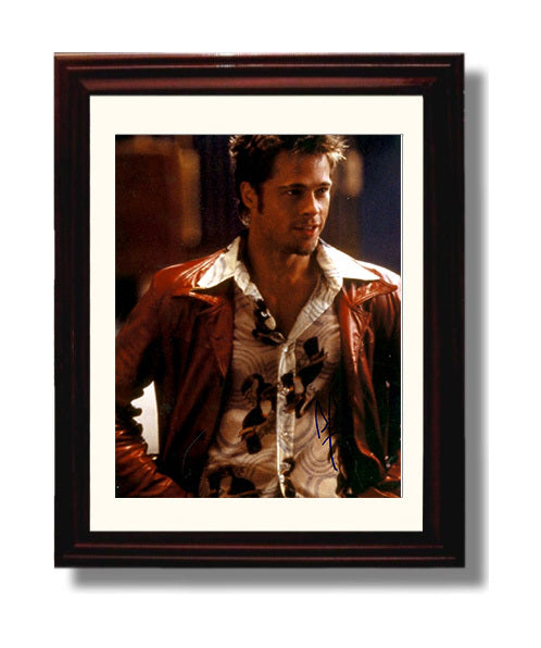 Brad Pitt - Hollywood Actor Red Carpet Appearance movie wall art 8x10 Beveled Frame