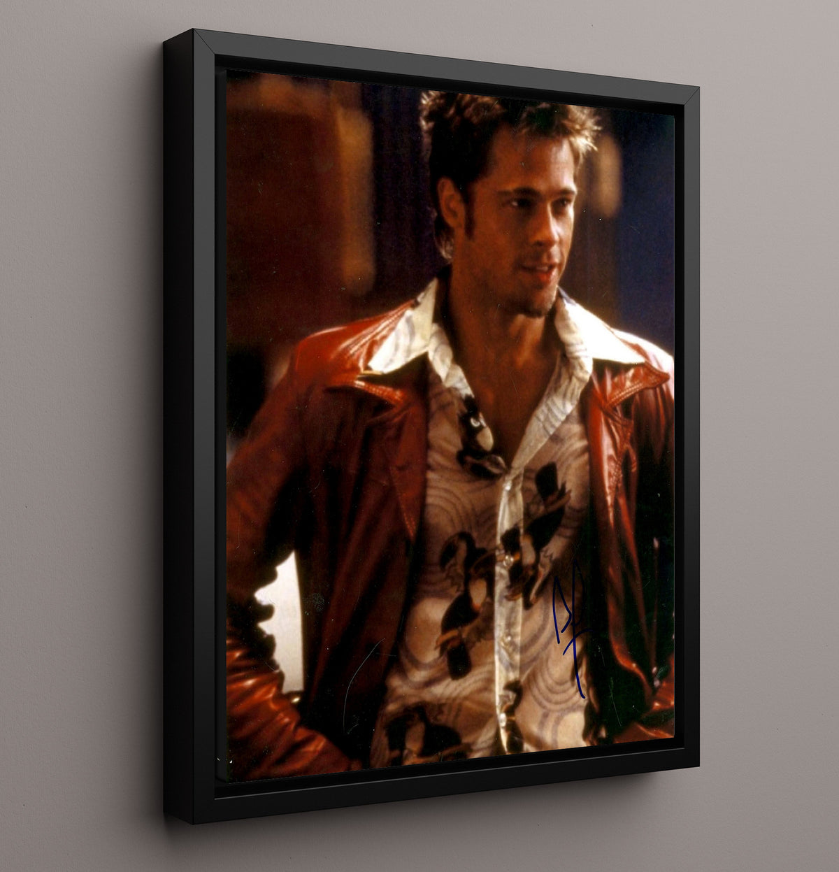 Brad Pitt - Hollywood Actor Red Carpet Appearance movie wall art 16x20 Framed Canvas