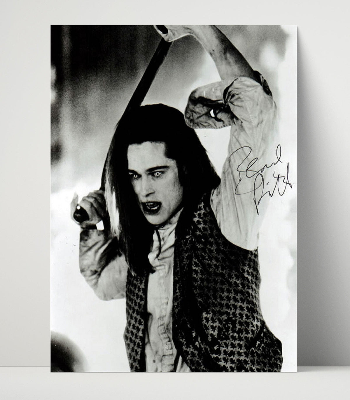 Interview with Lac Vampire Makeup – Brad Pitt unframed semi-gloss poster print