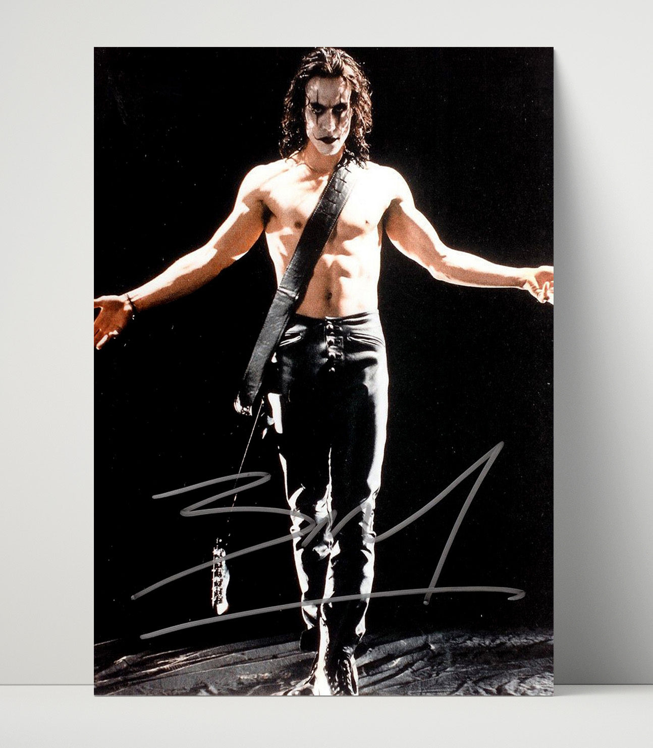 Brandon Lee - The Crow Eric Draven Raising Katana Vintage Movie Wall Art - 16x20 Unframed Print movie decor