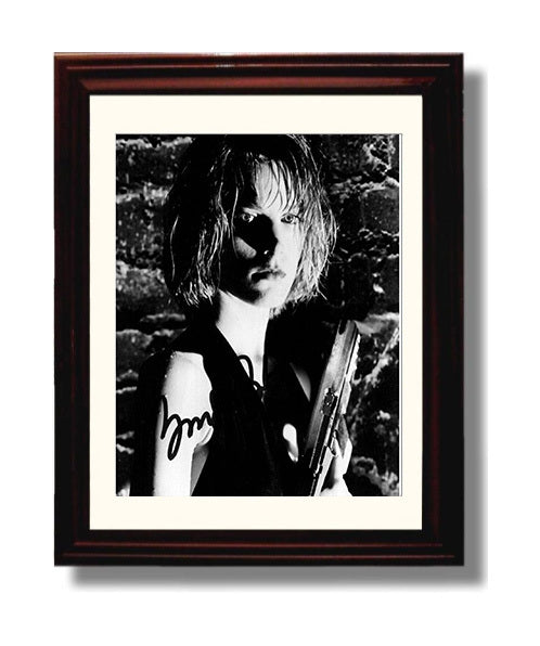 Bridget Fonda - La Femme Nikita Maggie Hayward Assassin Holding Rifle movie wall art 8x10 Beveled Frame