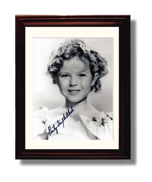 Bright Eyes - Shirley Temple - Shirley Blake - Childhood Studio Photograph movie wall art 8x10 Beveled Frame