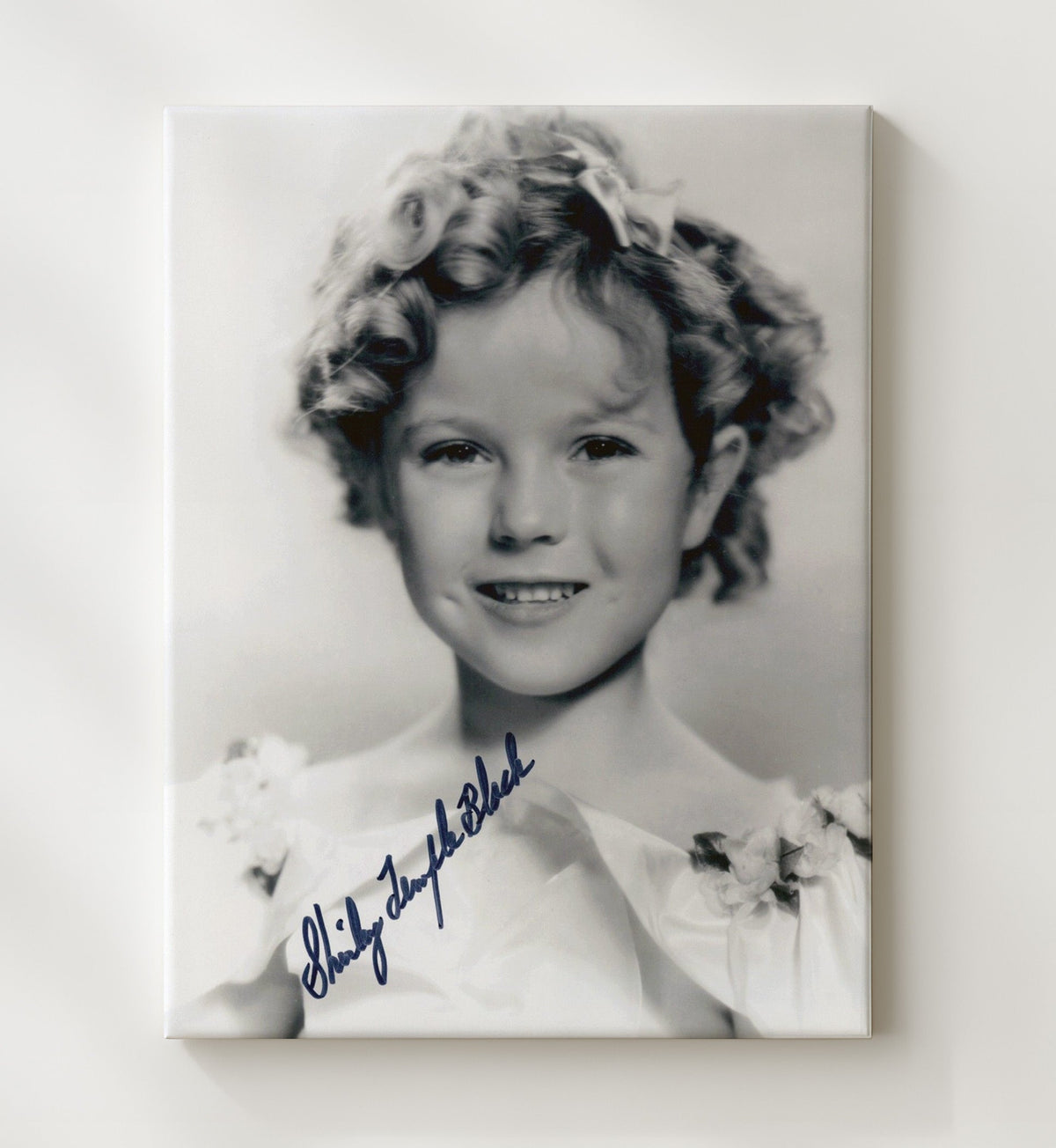 Bright Eyes - Shirley Temple - Shirley Blake - Childhood Studio Photograph movie wall art 8x10 Beveled Frame