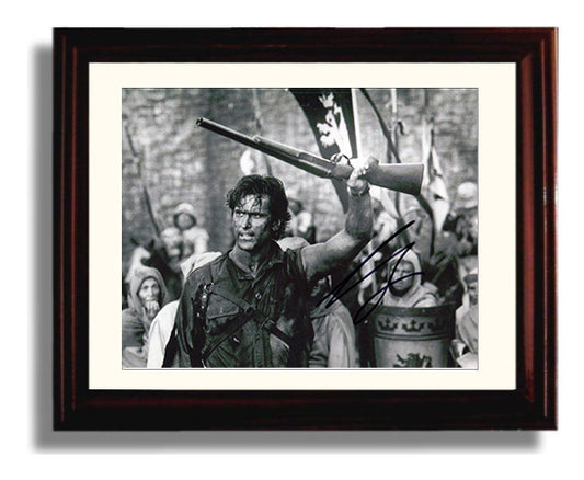 Bruce Campbell - Army of Darkness - Groovy Hero movie wall art 8x10 Beveled Frame