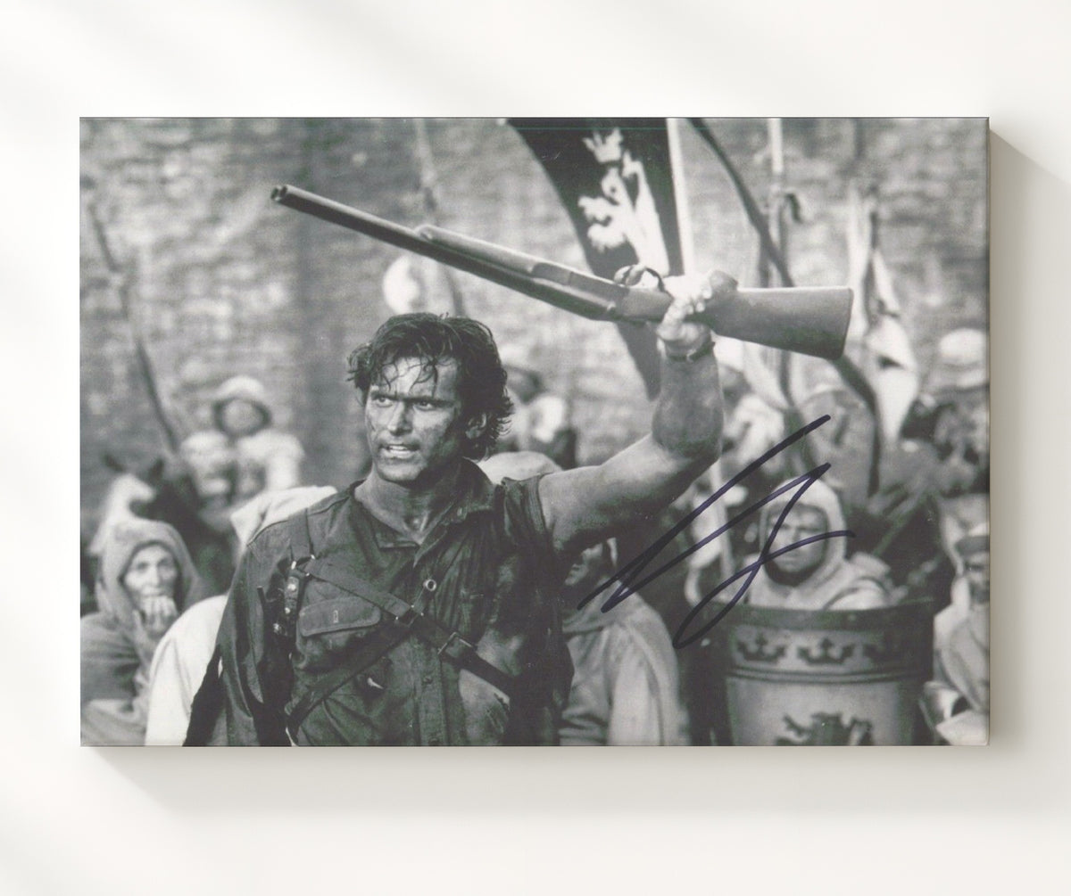 Bruce Campbell - Army of Darkness - Groovy Hero movie wall art 20x24 Canvas