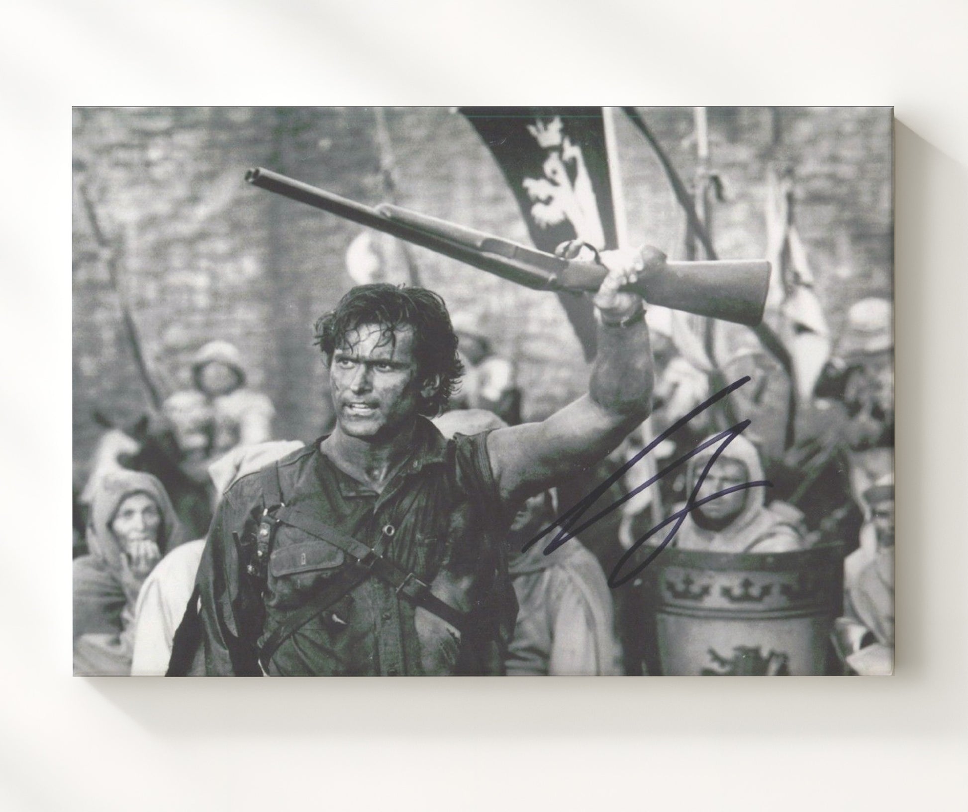 Bruce Campbell - Army of Darkness - Groovy Hero movie wall art 20x24 Canvas