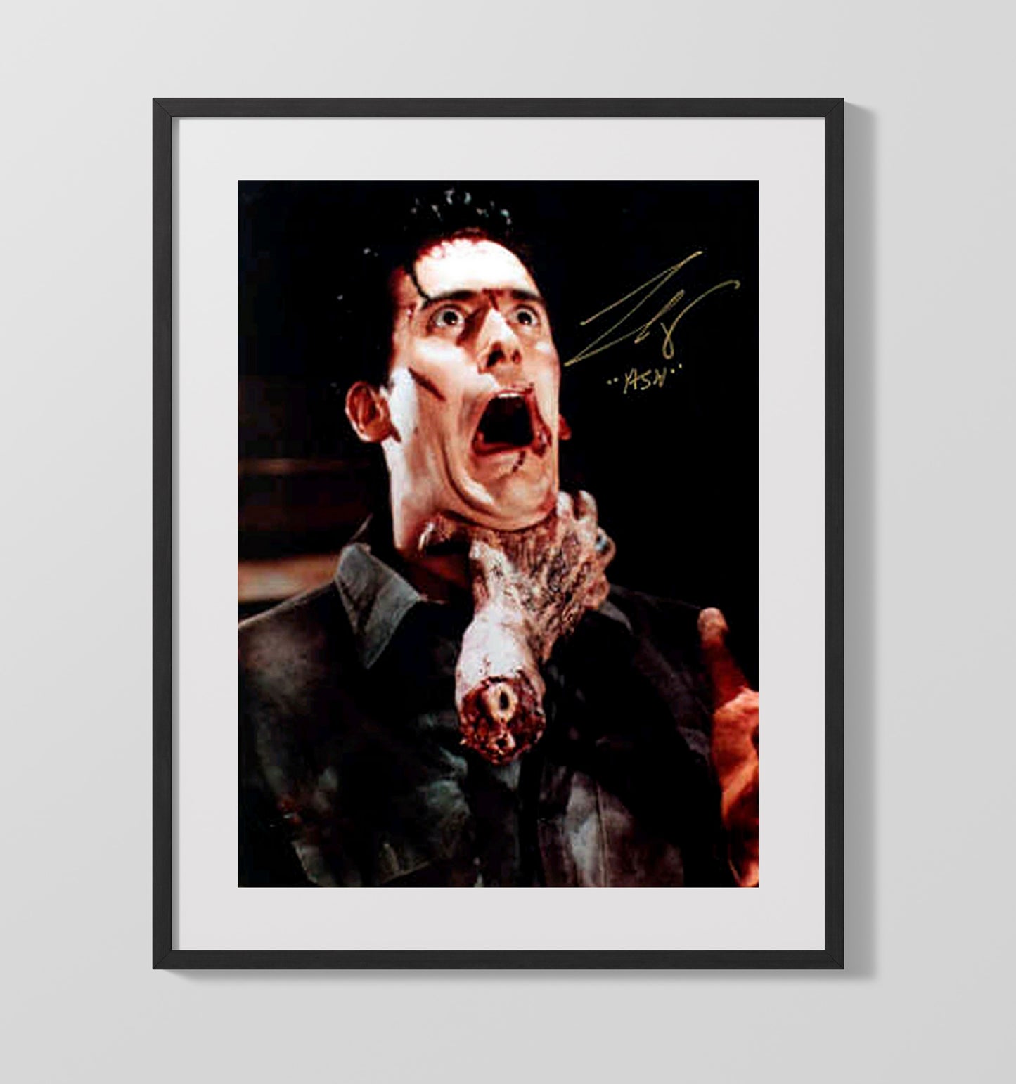 Bruce Campbell - Ash vs. Hand Vintage Movie Wall Art - 16x20 Gallery Frame movie decor