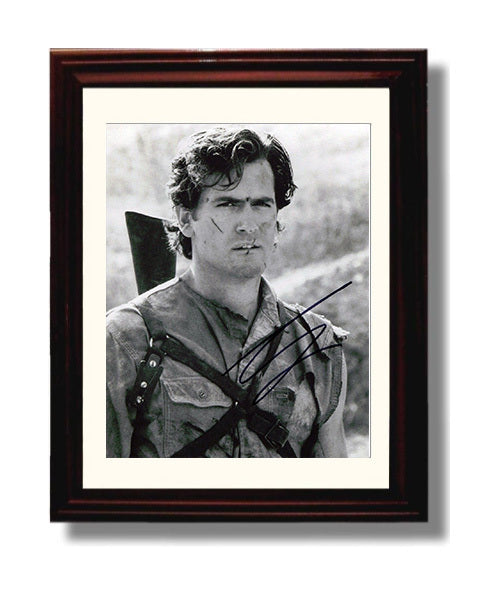 Bruce Campbell - Evil Dead Ash Williams Post-Battle Survivor movie wall art 8x10 Beveled Frame
