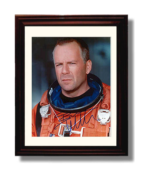 Bruce Willis - Armageddon Astronaut Flight Suit movie wall art 8x10 Beveled Frame