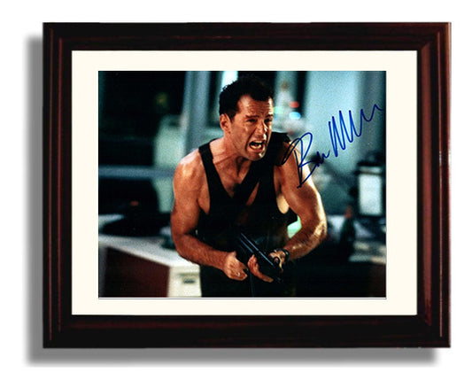 Bruce Willis - Die Hard - Yippee-Ki-Yay Hero- .jpg movie wall art 8x10 Beveled Frame