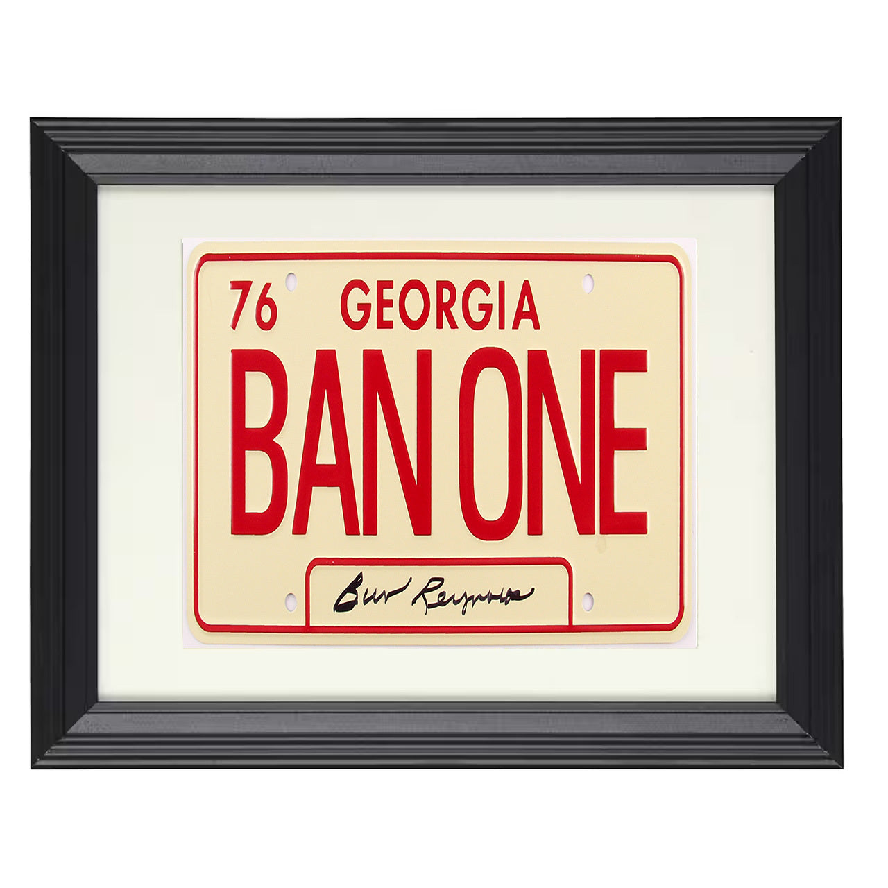 Burt Reynolds – Smokey and the Bandit – BAN ONE Rebel Image – 8x10 black beveled framed movie wall art