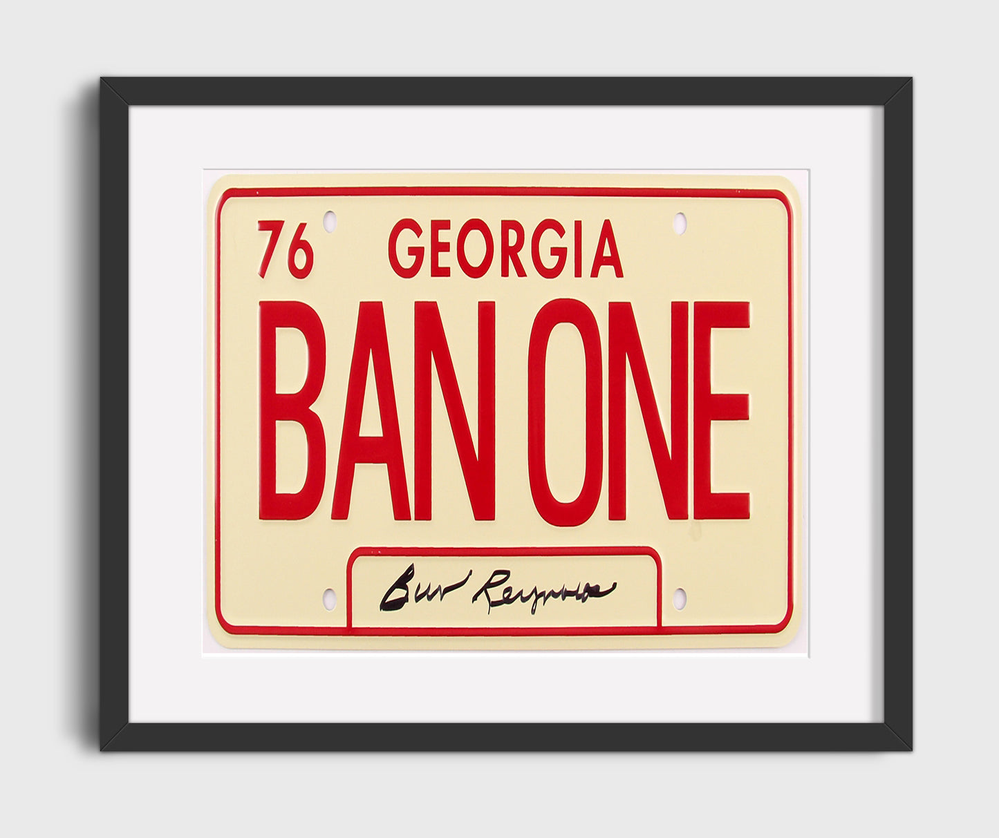 Burt Reynolds - Smokey and the Bandit - BAN ONE Rebel Vintage Movie Wall Art - 16x20 Gallery Frame movie decor